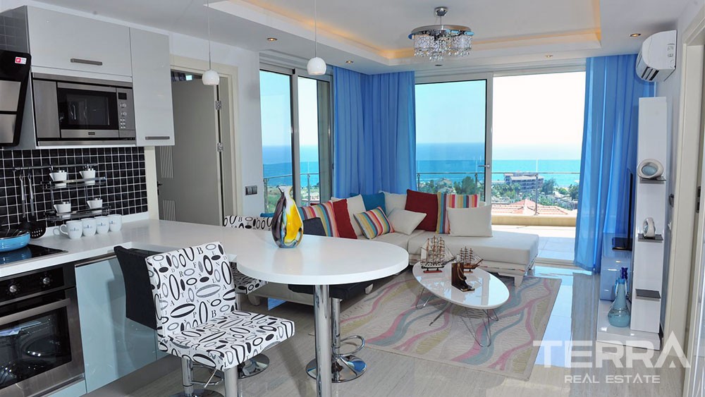 Luxury Sea View Apartments with Private Beach for Sale in Alanya - 5846
