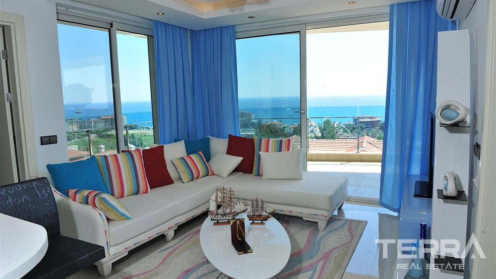 Luxury Sea View Apartments with Private Beach for Sale in Alanya - 5848