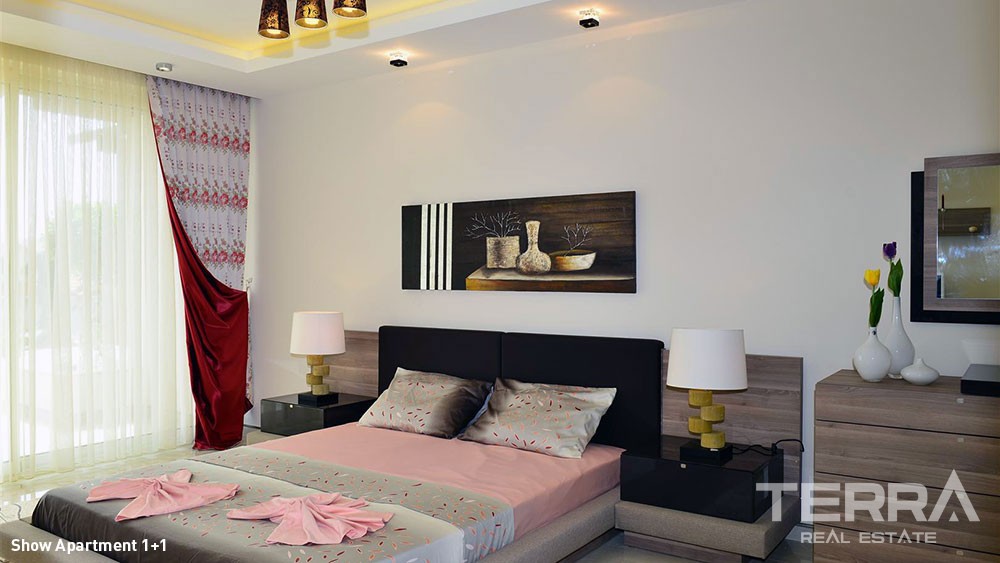 Luxury Sea View Apartments with Private Beach for Sale in Alanya - 5857