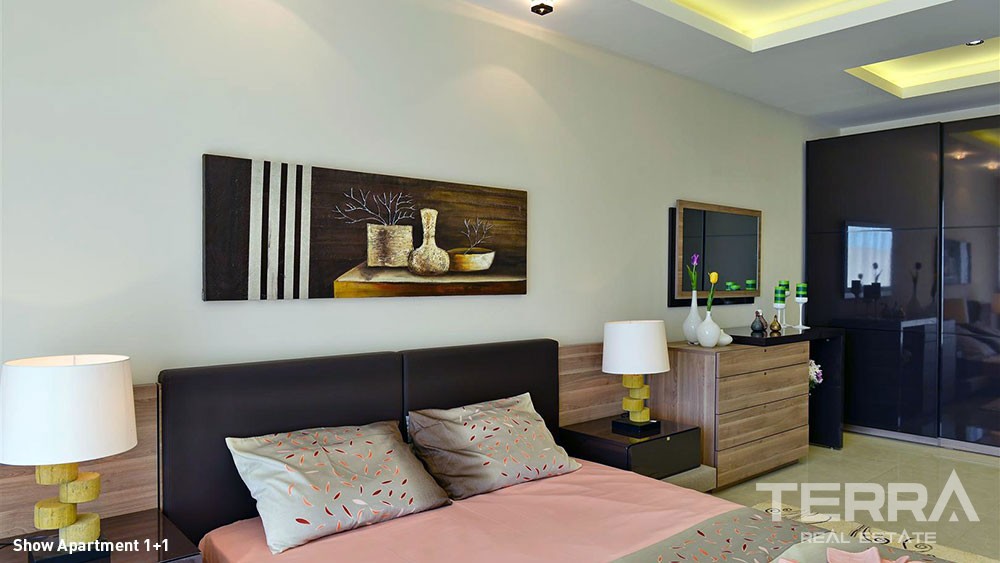 Luxury Sea View Apartments with Private Beach for Sale in Alanya - 5859