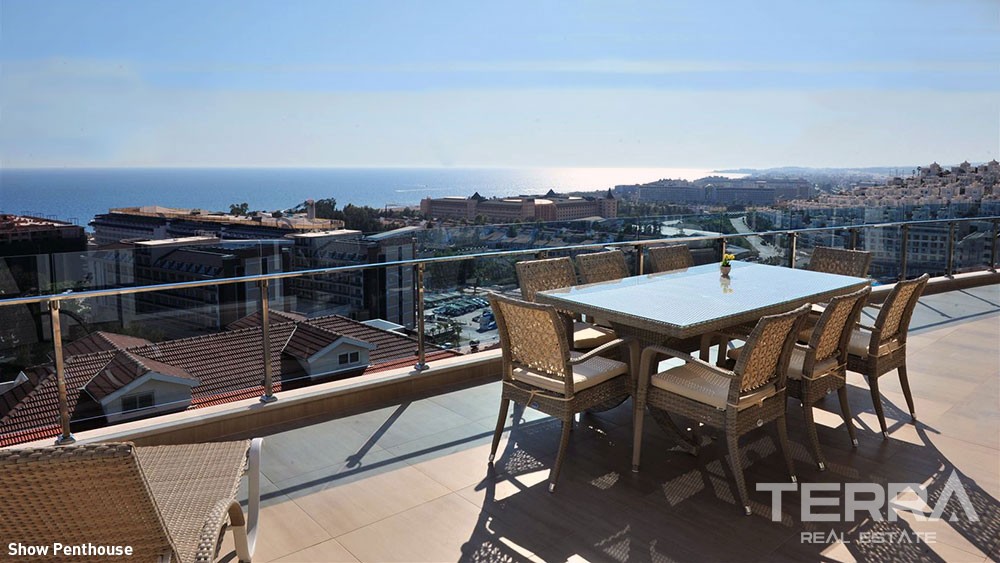 Luxury Sea View Apartments with Private Beach for Sale in Alanya - 5868