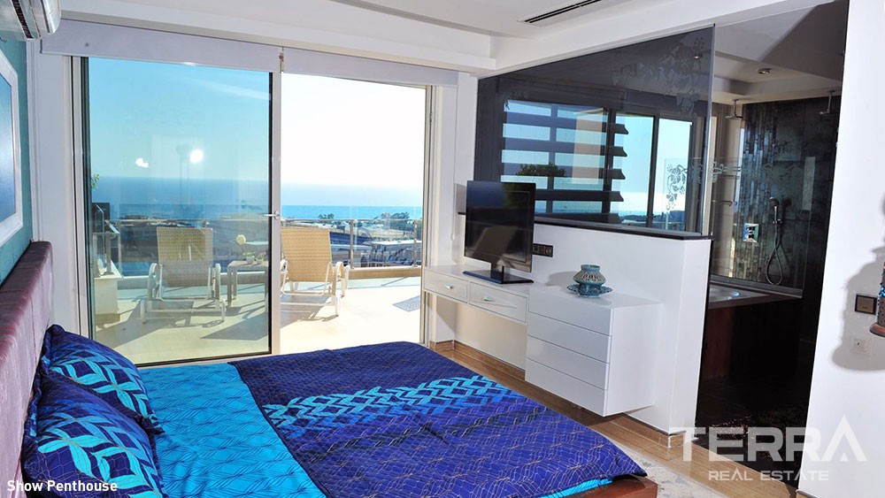 Luxury Sea View Apartments with Private Beach for Sale in Alanya - 5873