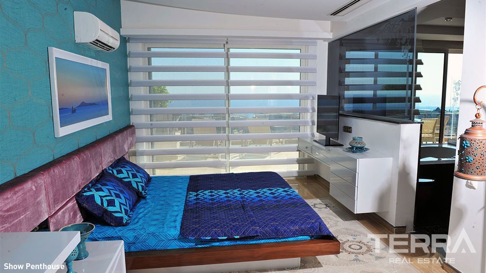 Luxury Sea View Apartments with Private Beach for Sale in Alanya - 5876