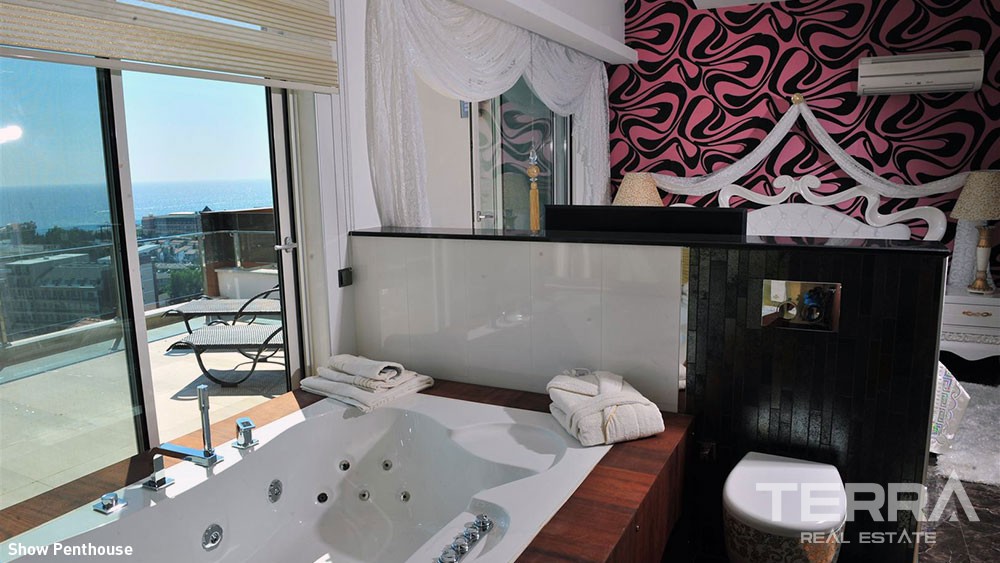 Luxury Sea View Apartments with Private Beach for Sale in Alanya - 5885