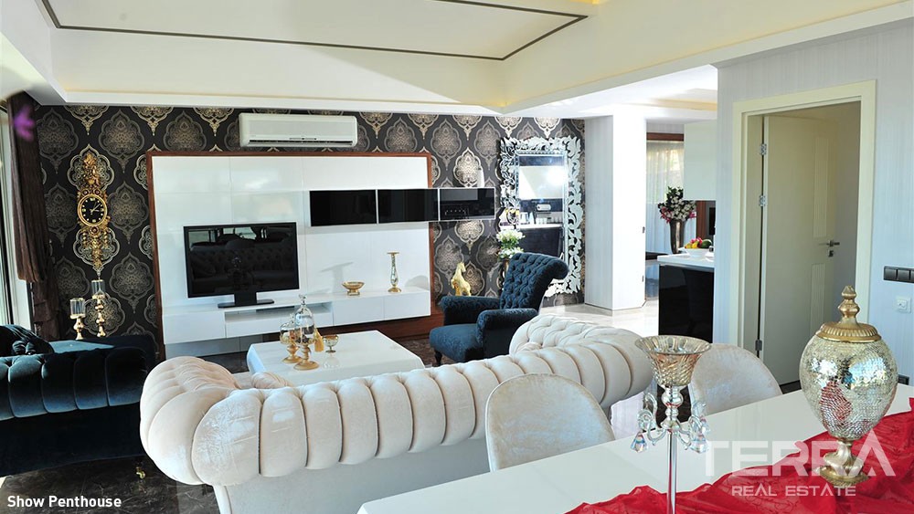Luxury Sea View Apartments with Private Beach for Sale in Alanya - 5886