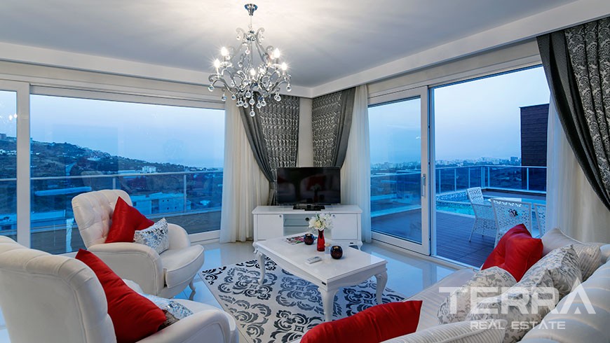 Villen zu verkaufen in der Granada Residence in Alanya, Kargicak - 5950