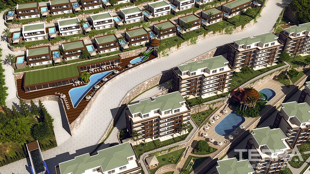 Villas for sale at Granada Residence in Alanya, Kargicak TERRA Real