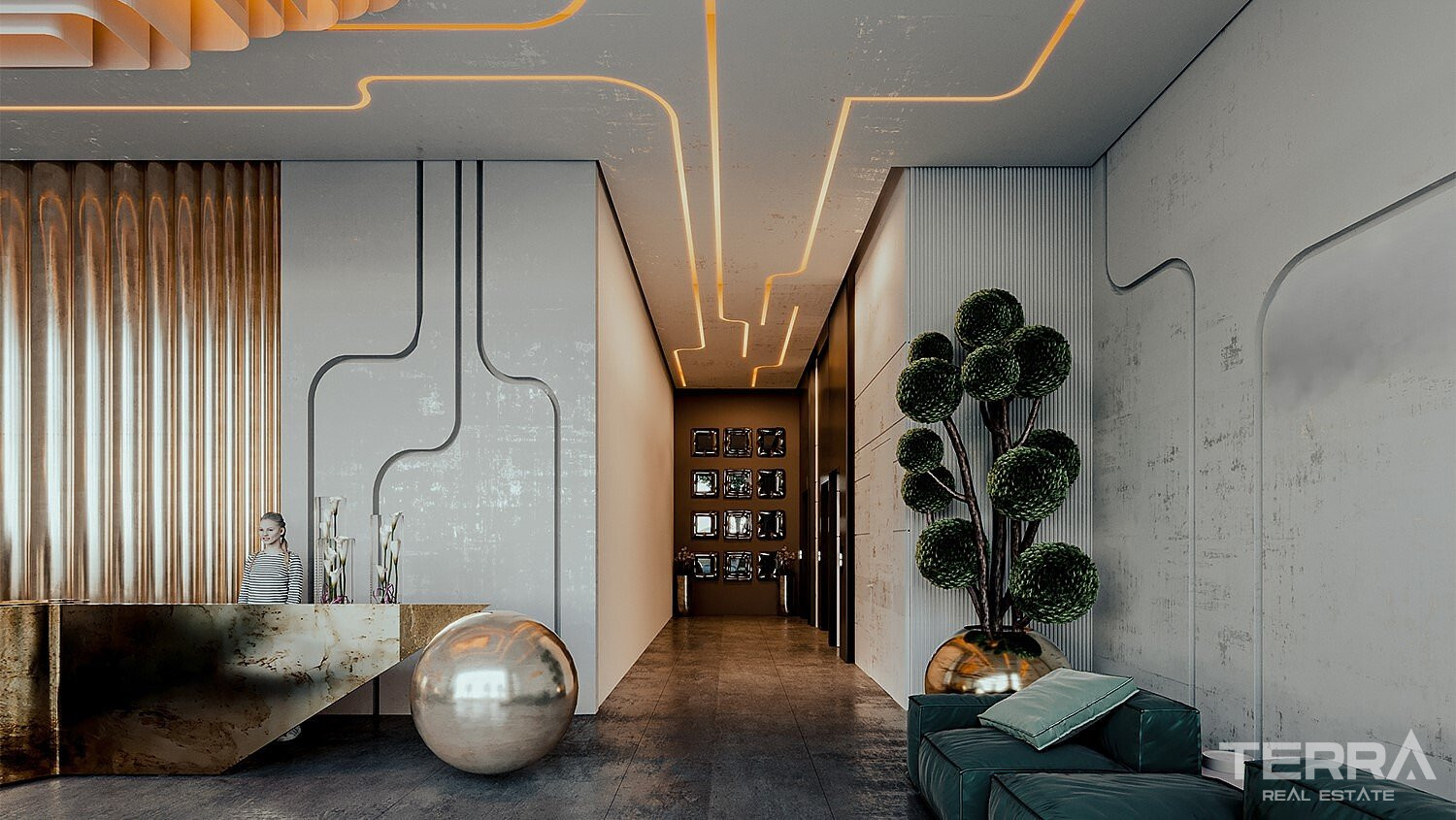 Sea View Apartments for Sale in İzmir, Konak - 111568