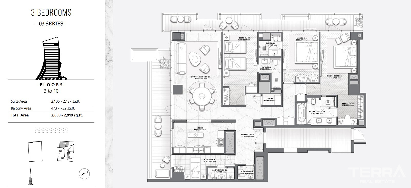 Furnished Apartments for Sale on Business Bay Canal, Dubai - 111755