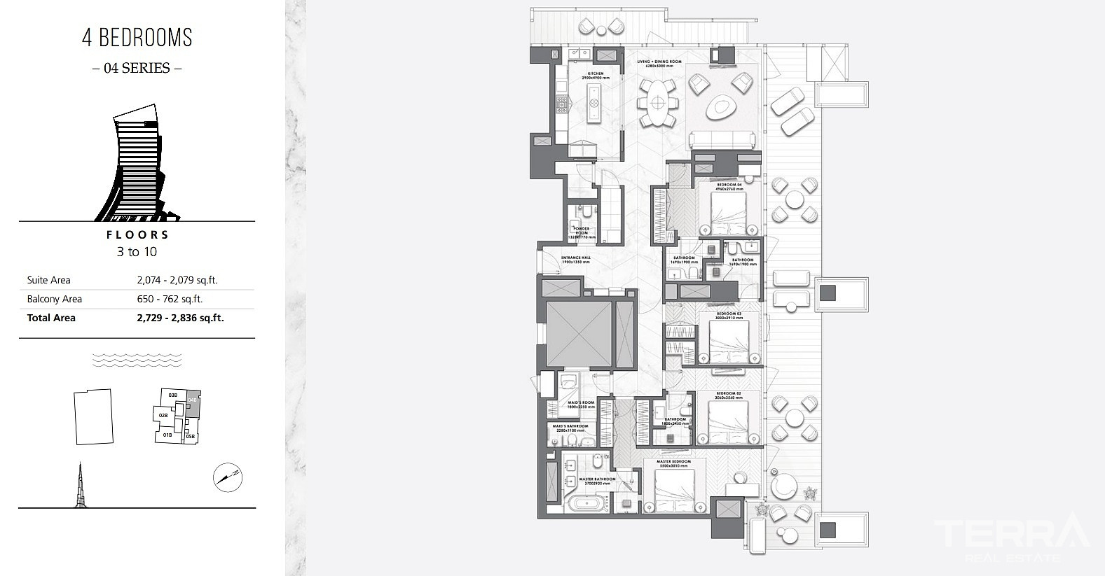 Furnished Apartments for Sale on Business Bay Canal, Dubai - 111756