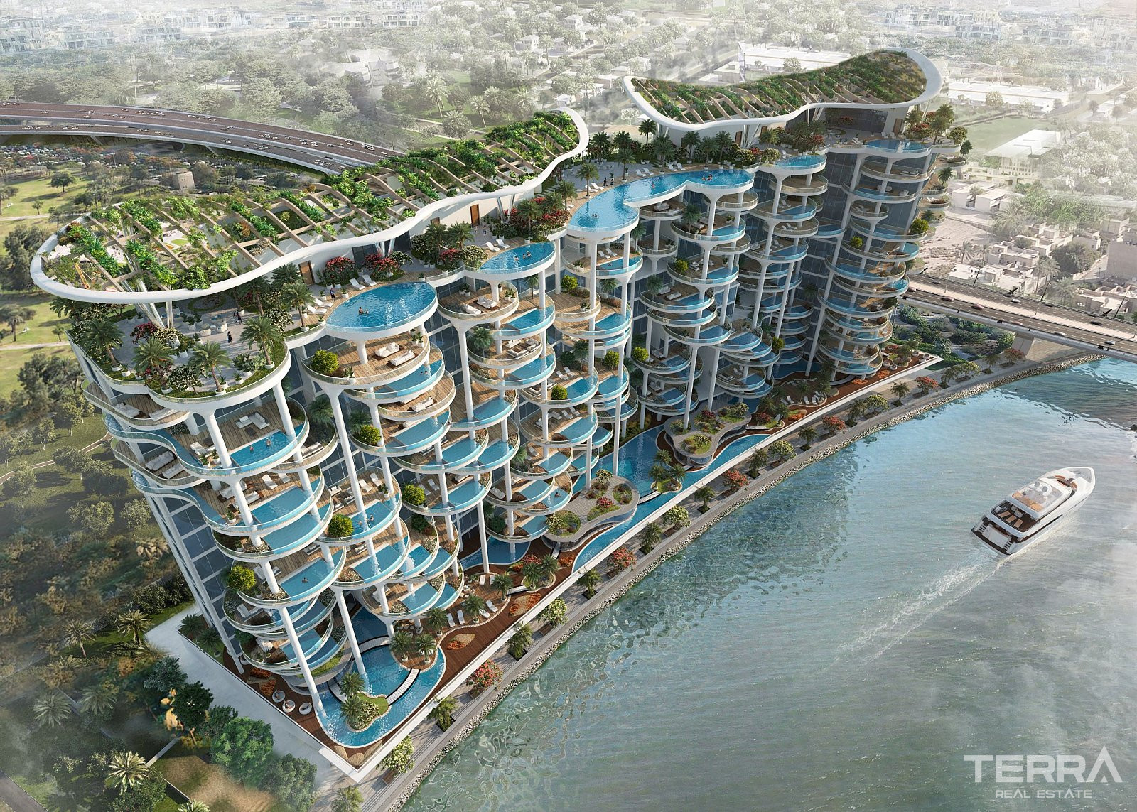 Eksklusive leiligheter med private basseng til salgs i Al Safa Dubai