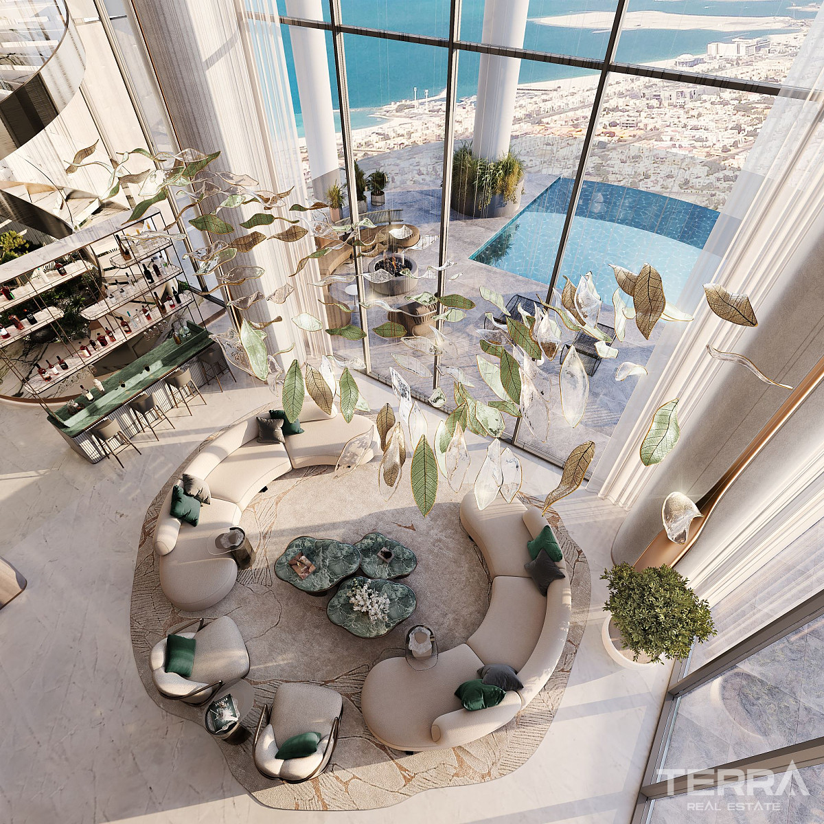 Eksklusive leiligheter med private basseng til salgs i Al Safa Dubai - 111783