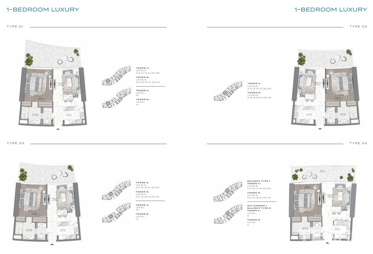 Seafront Apartments for Sale in Dubai Harbour, UAE - 111819