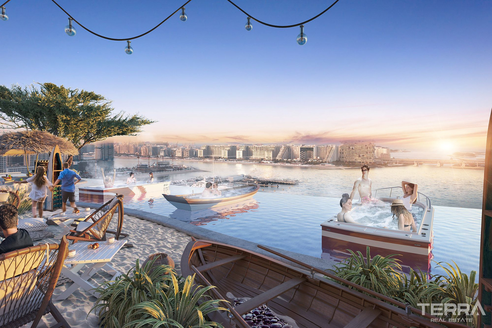 Leiligheter ved vannet i Dubai Harbour, De forente arabiske emirater - 111840