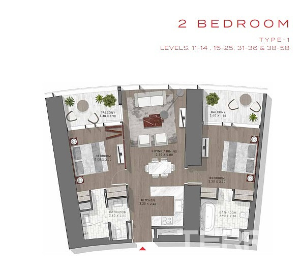 Luxury Apartments for Sale in Business Bay, Dubai, UAE - 112039