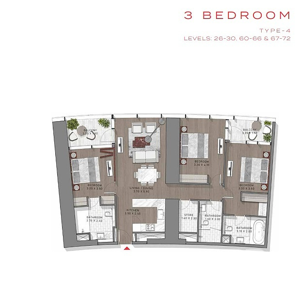 Luxury Apartments for Sale in Business Bay, Dubai, UAE - 112042