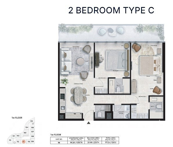 Central Apartments for Sale in Al Furjan, Jebel Ali Village, Dubai - 112057