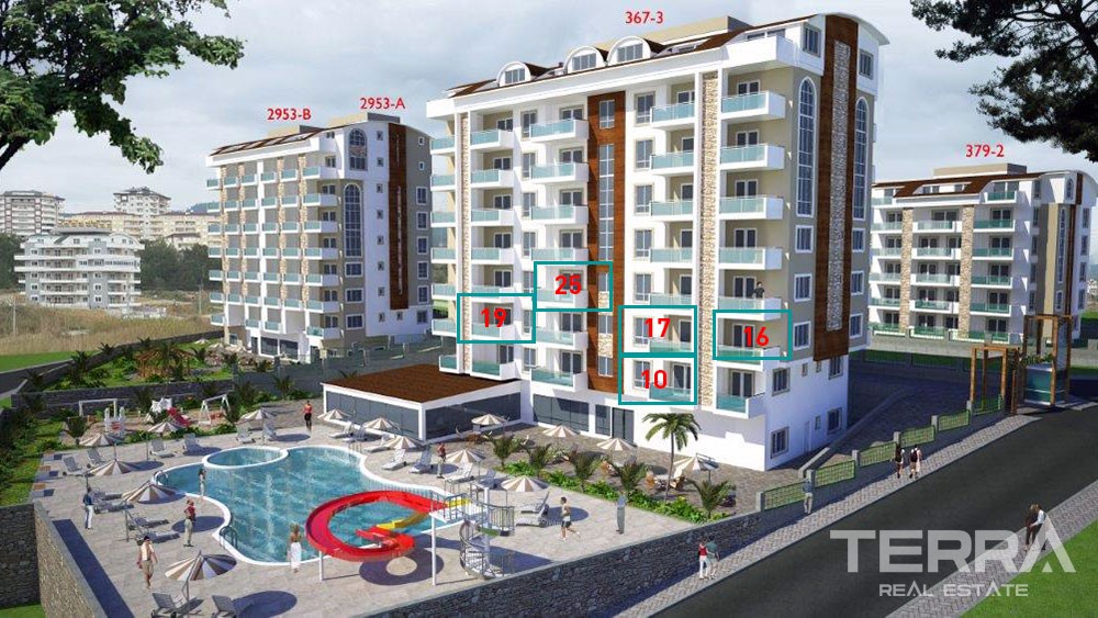 Apartments in Alanya Avsallar at affordable prices - 5992