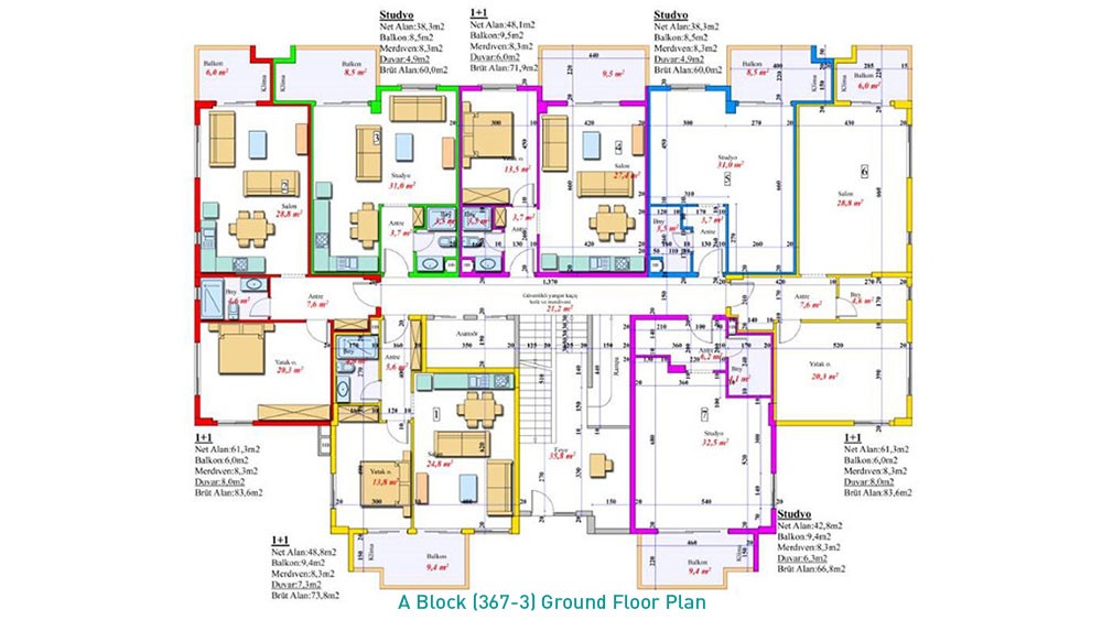 Apartments in Alanya Avsallar at affordable prices - 6007