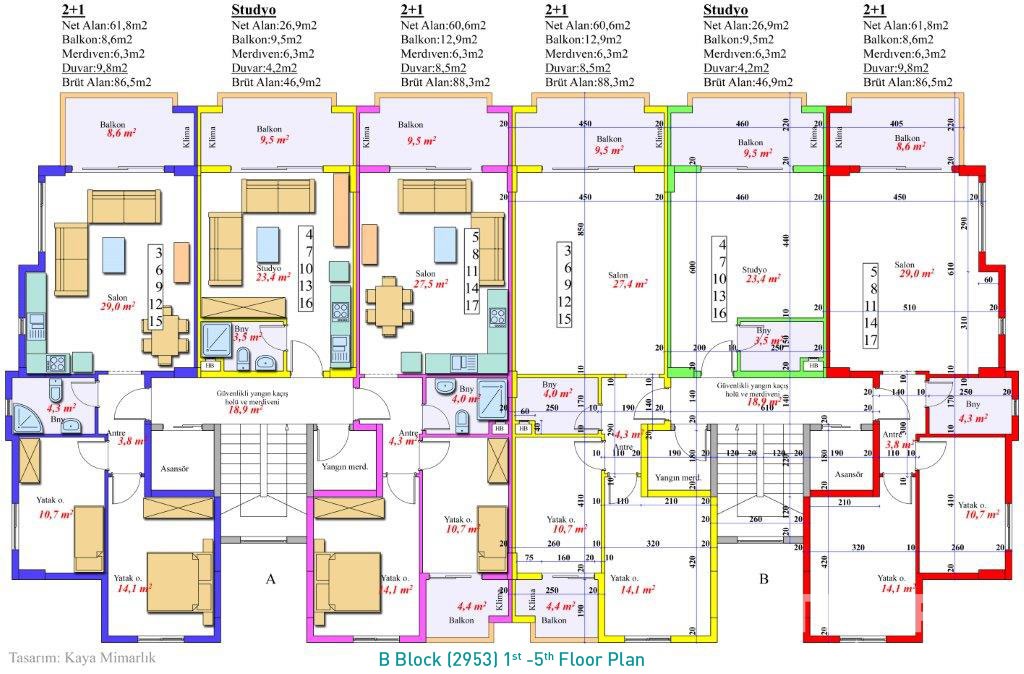 Apartments in Alanya Avsallar at affordable prices - 6012