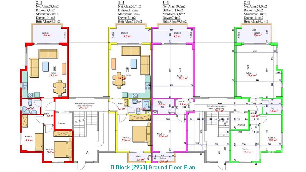 Apartments in Alanya Avsallar at affordable prices - 6013