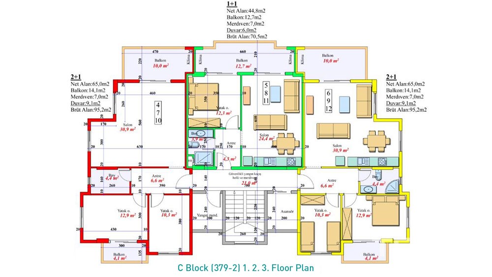 Apartments in Alanya Avsallar at affordable prices - 6017