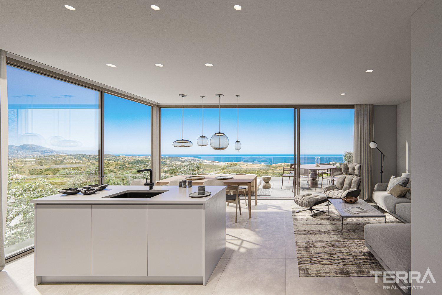 Apartments for Sale Near the Golf Club in La Cala de Mijas, Malaga - 112211