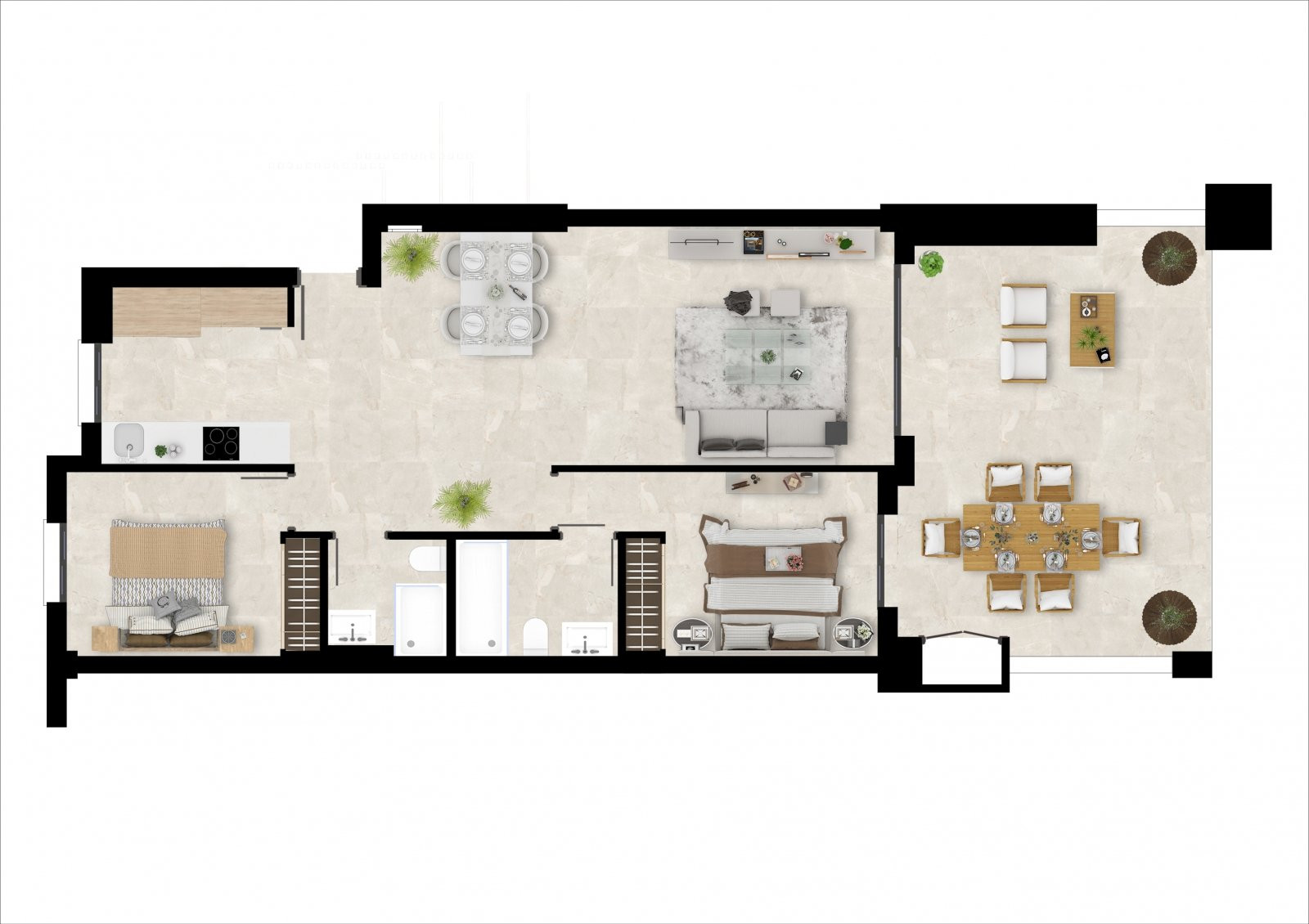 Sea View Apartments for Sale in Casares Costa, Malaga - 112252