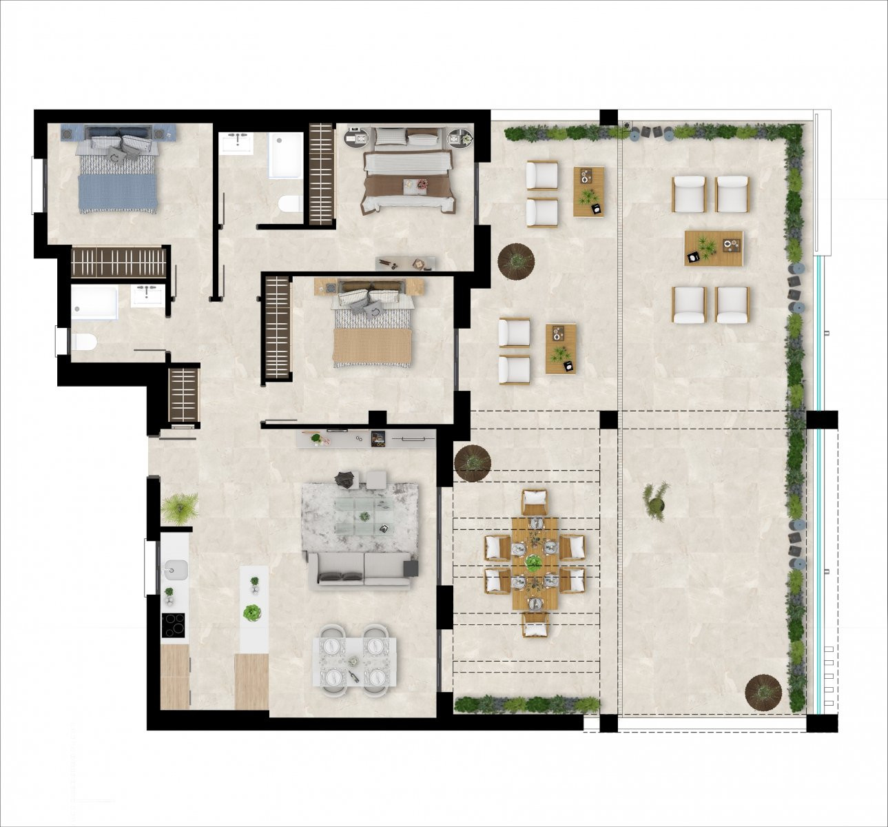 Sea View Apartments for Sale in Casares Costa, Malaga - 112255