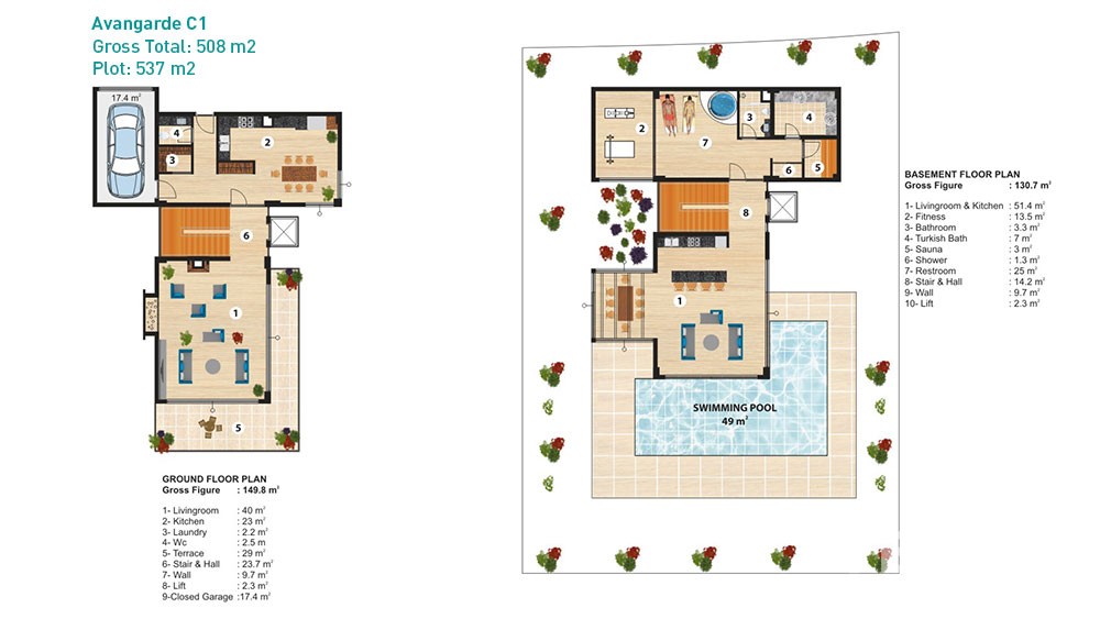 Luxury villas in Alanya Admiral Premium Residence - 6038