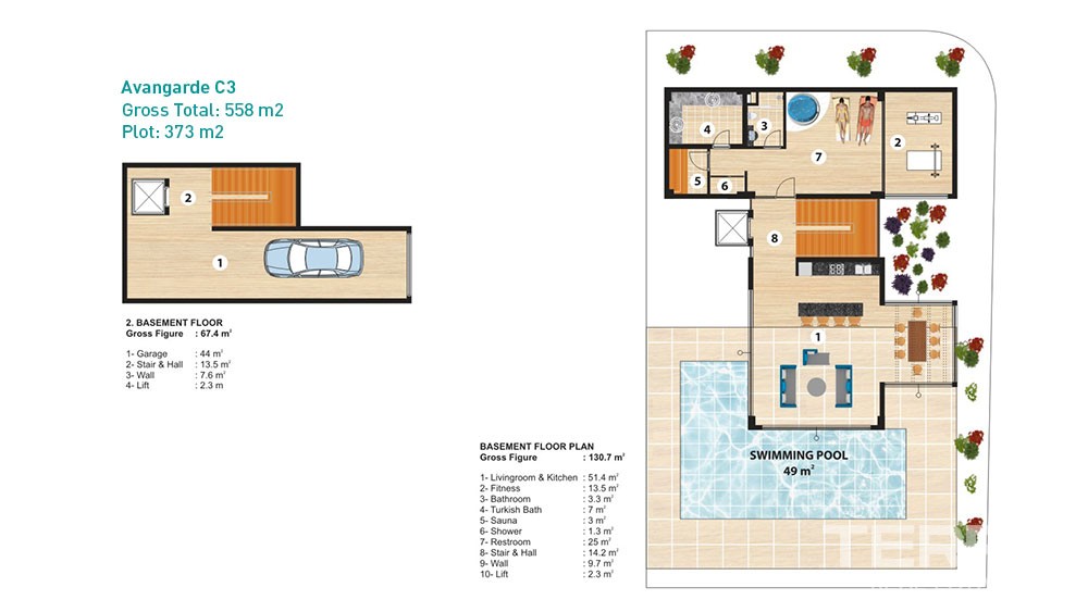 Luxury villas in Alanya Admiral Premium Residence - 6044