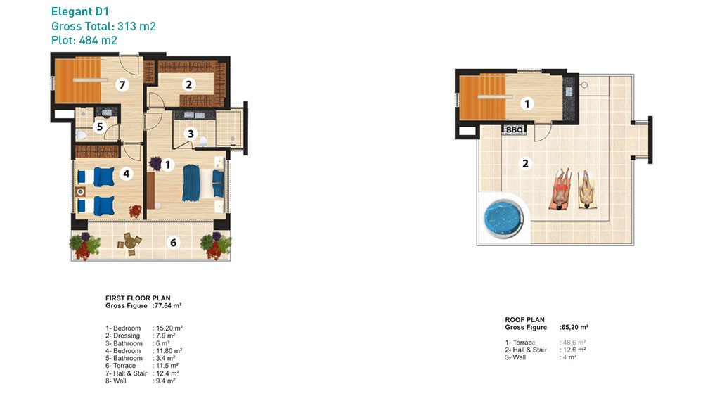 Luxury villas in Alanya Admiral Premium Residence - 6048