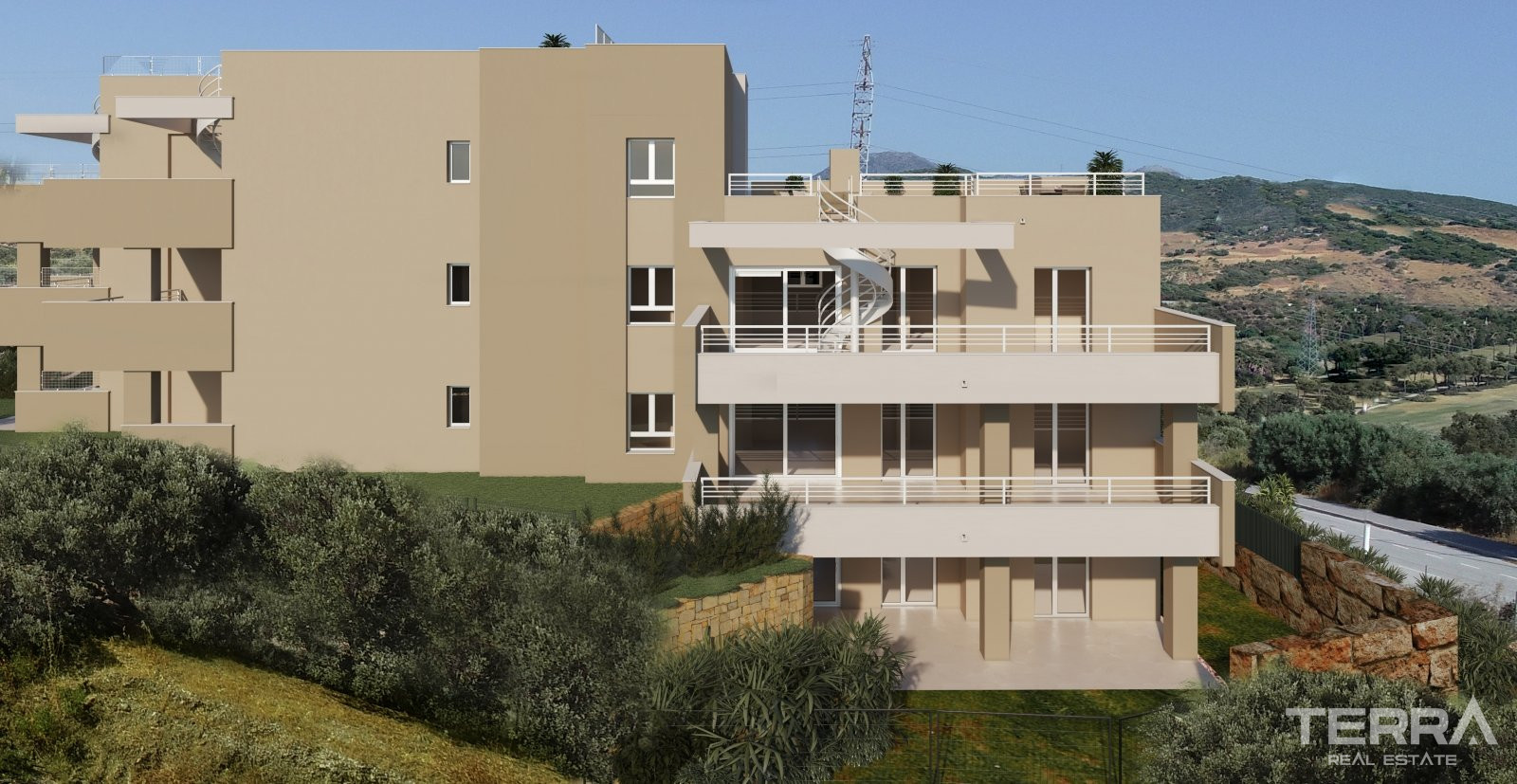 Estepona'da Golf Sahalarına Yakın Konumda Satılık Modern Daireler - 112317
