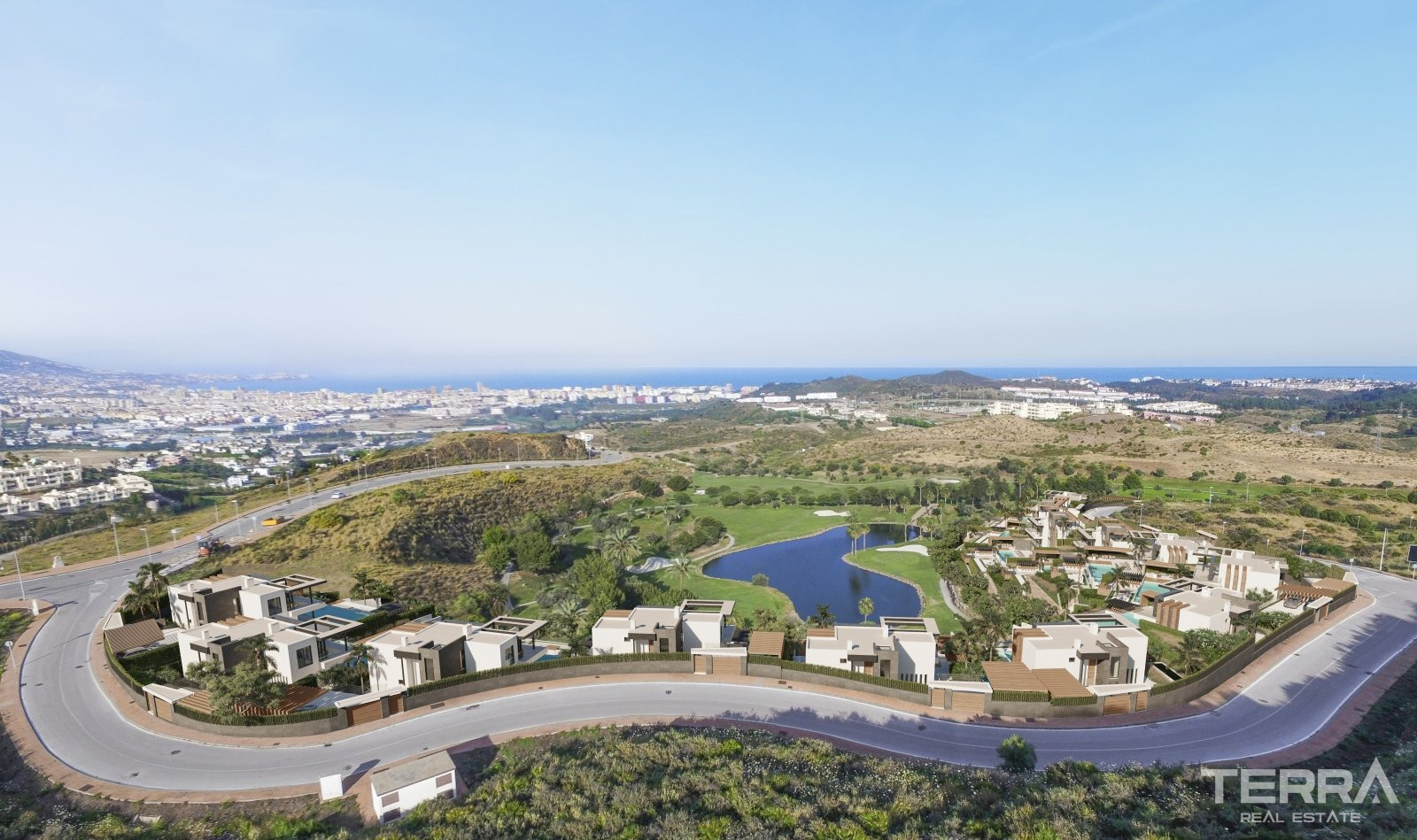 Golfhuvilat myytävänä Mijasissa, Costa del Solilla, Espanjassa