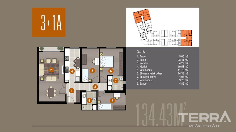 Istanbul Apartments for Sale in Esenyurt Istanbul - 6110