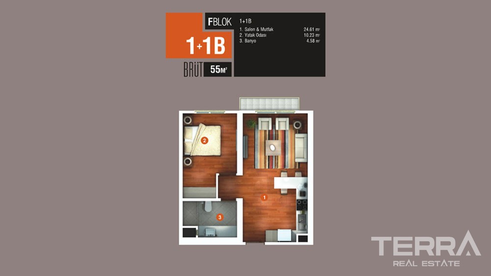 Istanbul Apartments for Sale in Esenyurt Istanbul - 6116