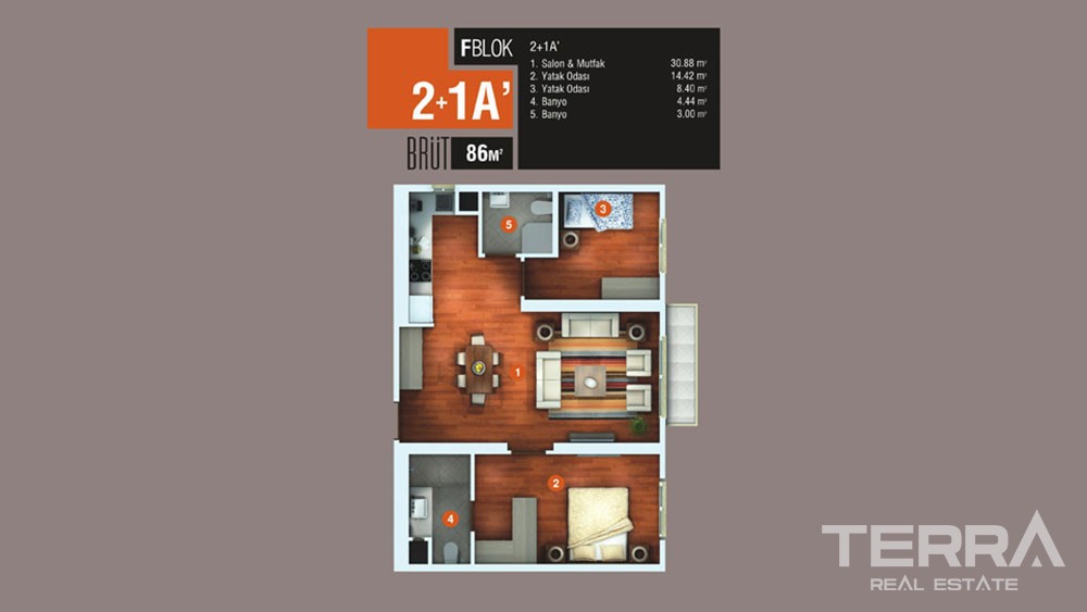 Istanbul Apartments for Sale in Esenyurt Istanbul - 6117