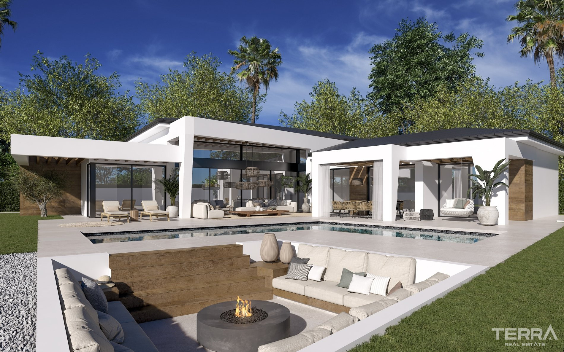 Eksklusive villaer med private pools til salg i Marbella, Nueva Andalucía