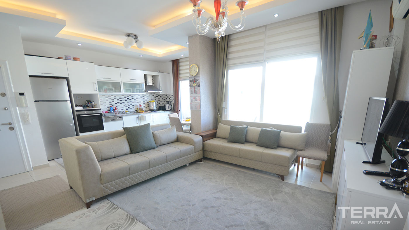 Квартира с мебелью в Emerald Towers, Авсаллар, Алания - 113199