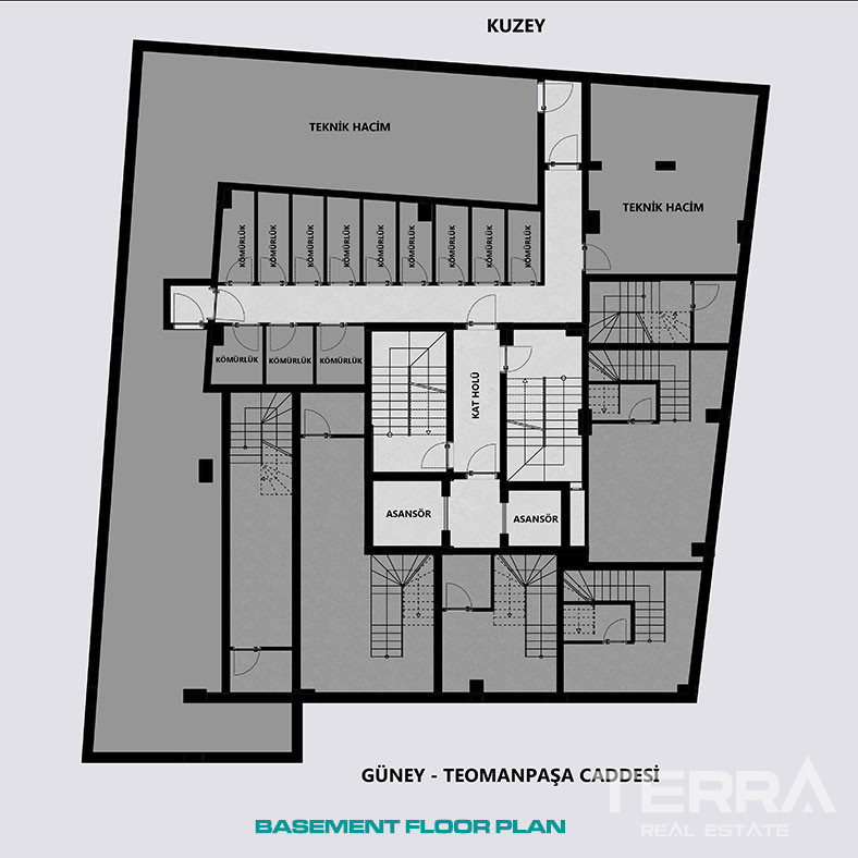 Leiligheter til salgs i Antalya sentrum, Muratpaşa, Tyrkia - 113242