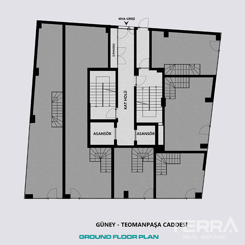 Leiligheter til salgs i Antalya sentrum, Muratpaşa, Tyrkia - 113244