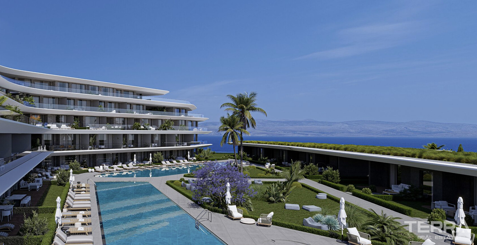 Havsnära lägenheter till salu i Çeşme, İzmir, Turkiet - 113534