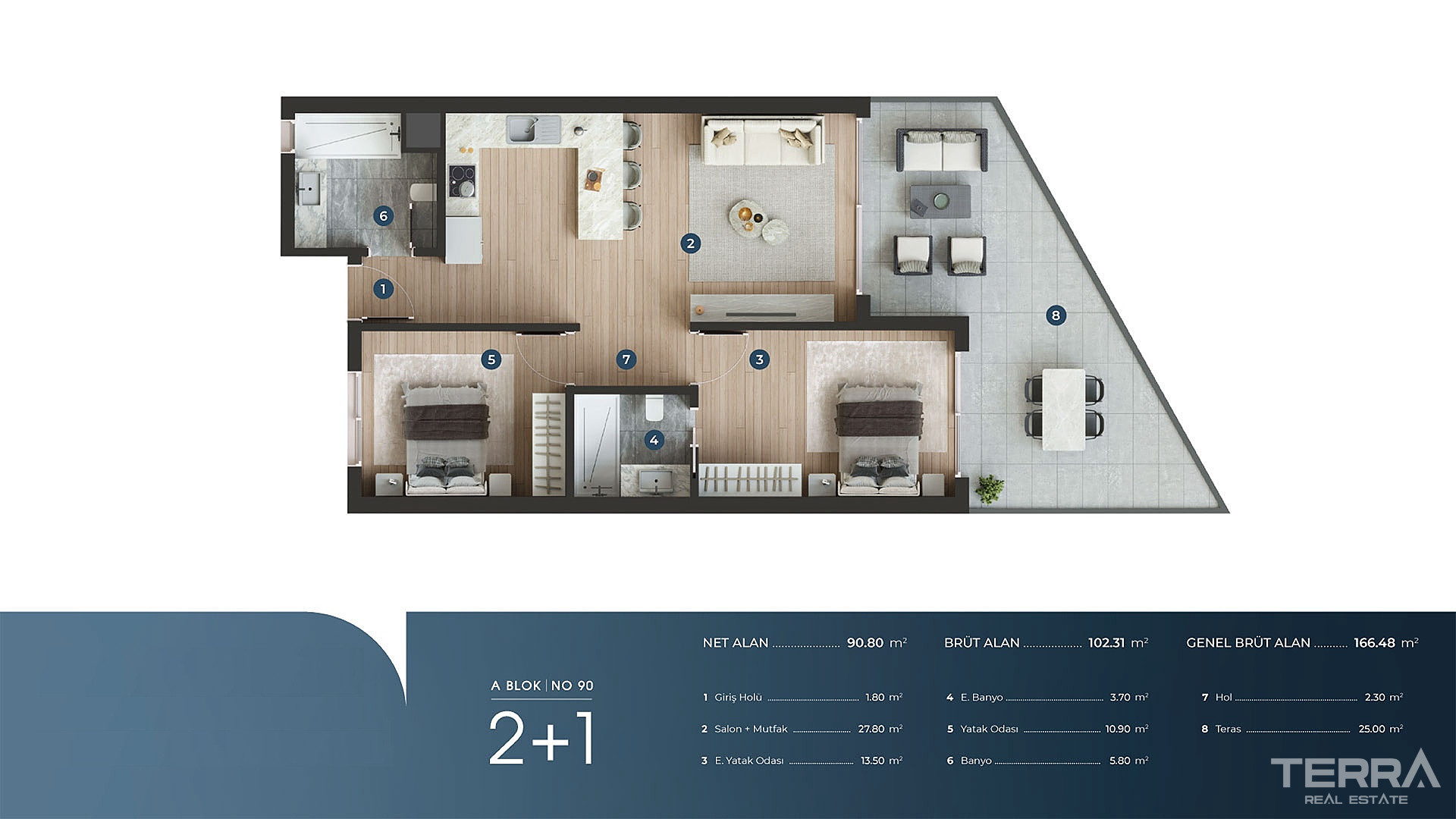 Havsnära lägenheter till salu i Çeşme, İzmir, Turkiet - 113553