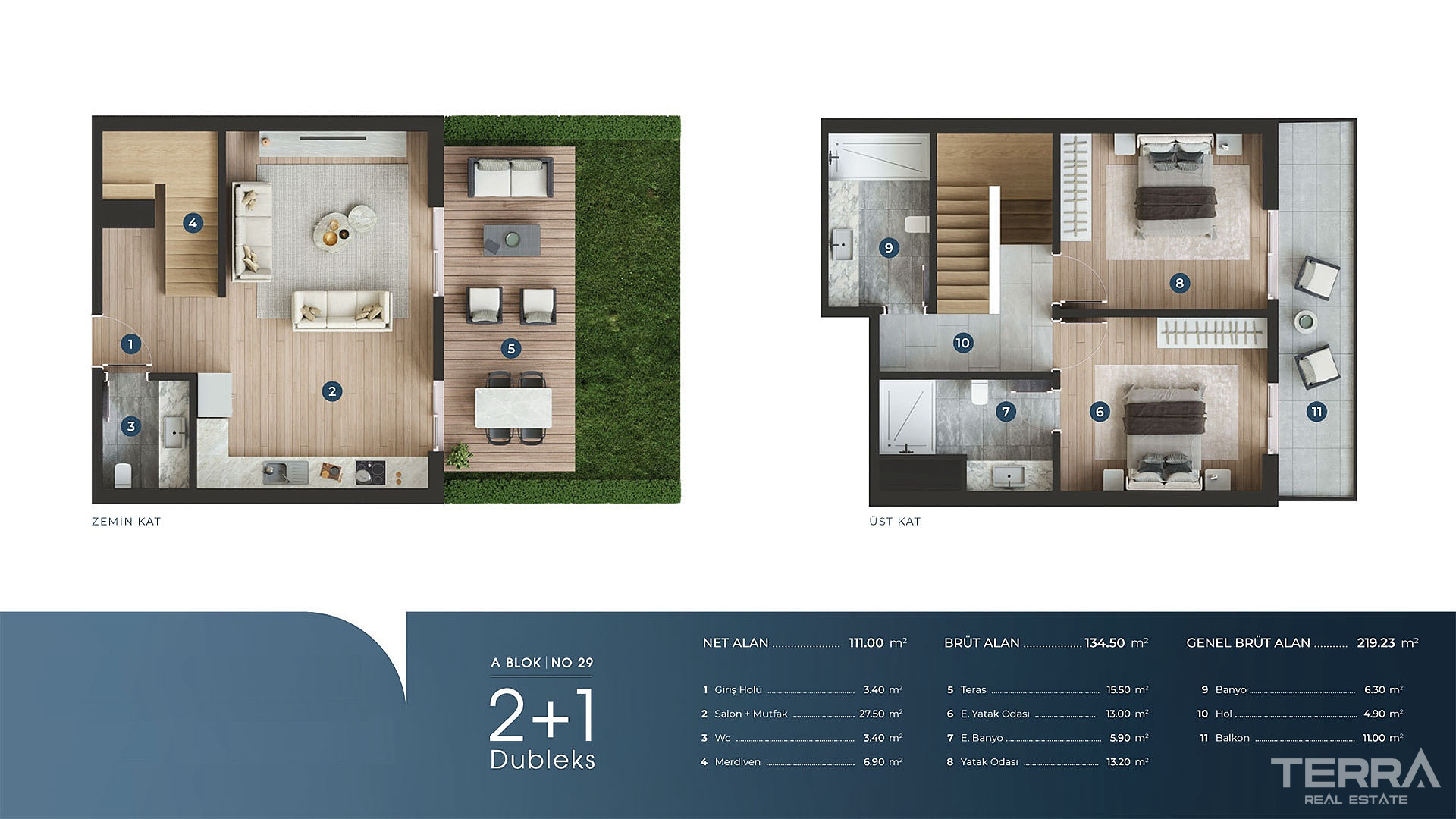 Havsnära lägenheter till salu i Çeşme, İzmir, Turkiet - 113554