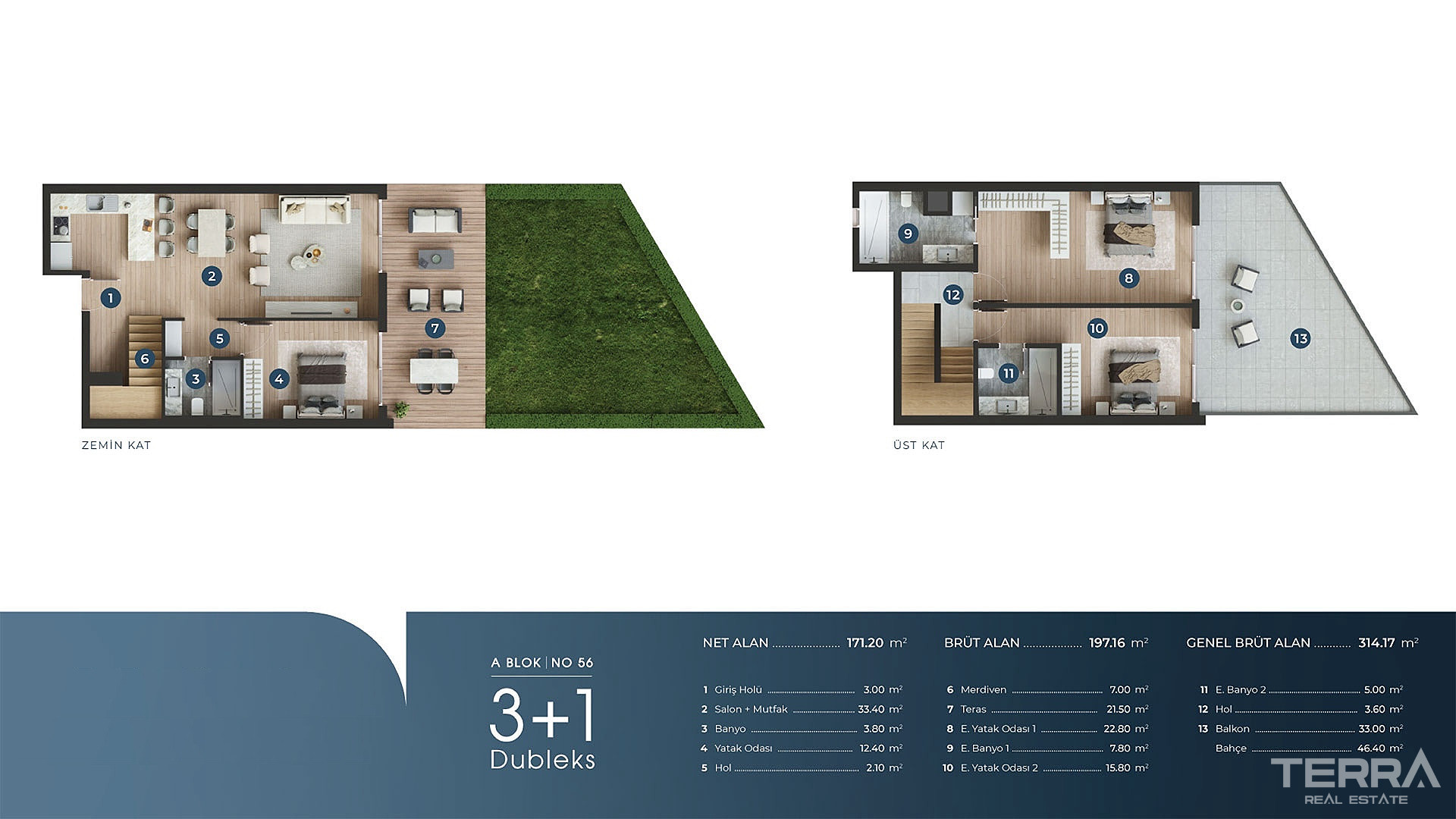 Havsnära lägenheter till salu i Çeşme, İzmir, Turkiet - 113555