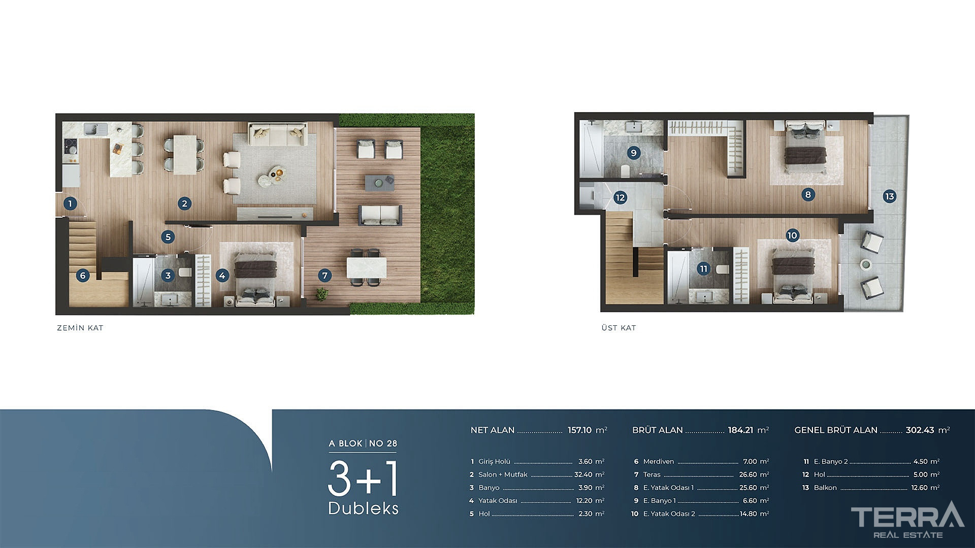 Havsnära lägenheter till salu i Çeşme, İzmir, Turkiet - 113556
