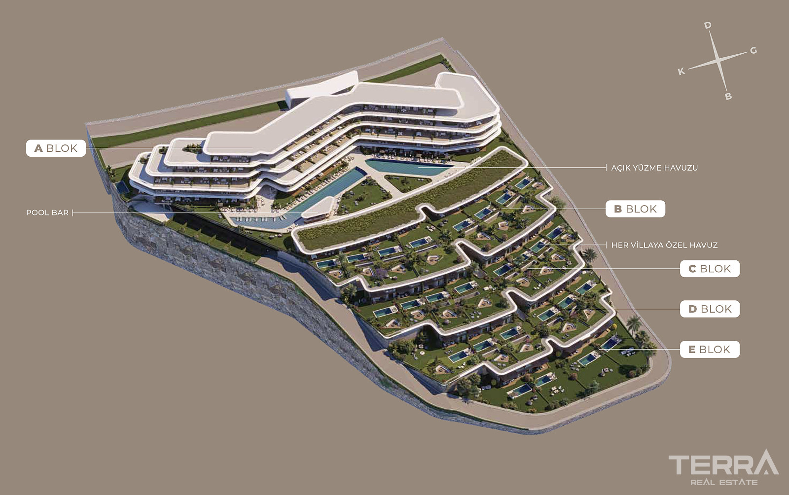 Havsnära lägenheter till salu i Çeşme, İzmir, Turkiet - 113558