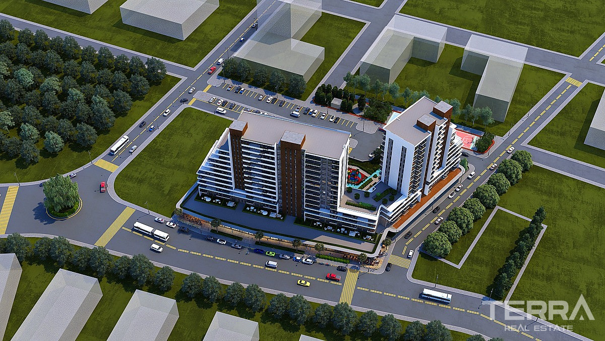 Leiligheter til salgs i Bornova, İzmir i Tyrkia - 113581