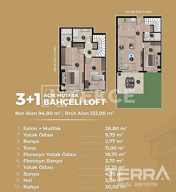 Spacious Apartments for Sale in İzmir, Bornova, Turkey - 113685