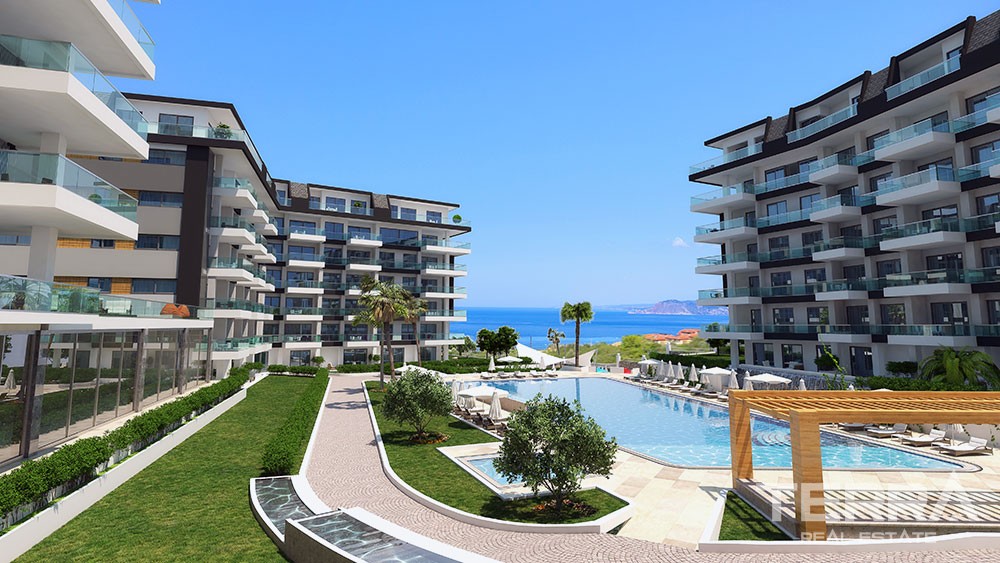 Luxury sea view apartments in Alanya, Kargicak - 6199